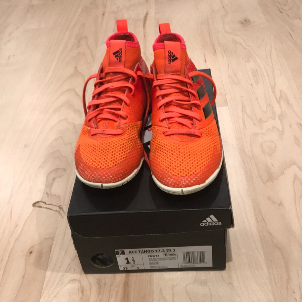 Boys indoor soccer cleats ace tango by adidas